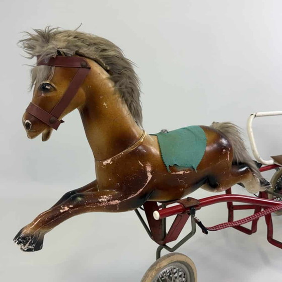 Torck pedal sulky with horse – Garden accessories, Metal, Rubber (photo 11 of 18)