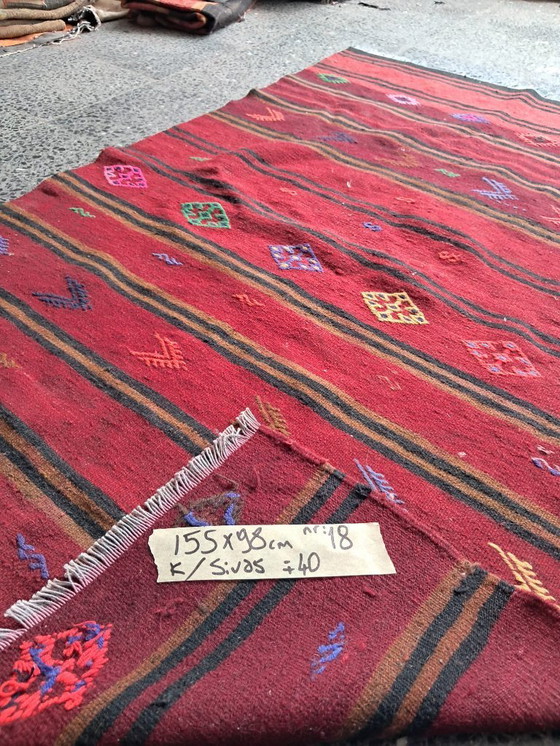 Image 1 of Kilim turco tessuto a mano 155x98 cm