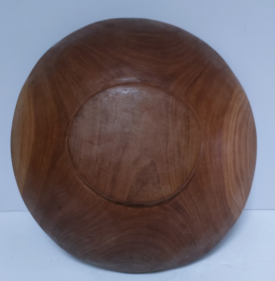 Image 1 of Carved Wood Yin Yang Pocket Void