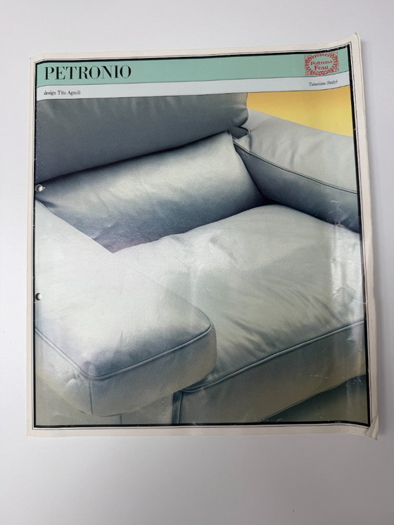 Image 1 of Poltrona Frau 2-zit Leder - design Tito Agnoli