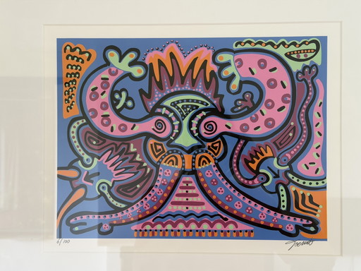 Colorful Screen Print - Toyism - Signed and numbered