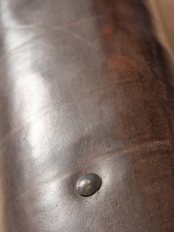 Image 1 of Vintage Leather Gym Bench / Pommel Horse, Bauhaus Style, Europe, 1920s