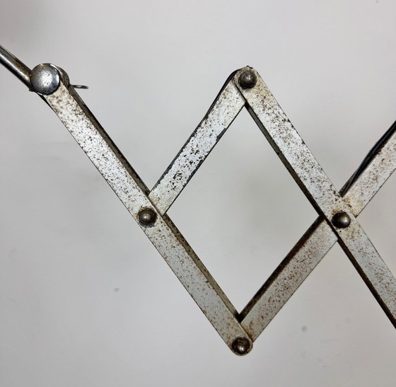 Image 1 of Lampada da parete industriale a forbice di metà secolo, anni '50