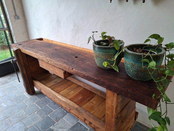 Image 1 of Schöne restaurierte Werkbank