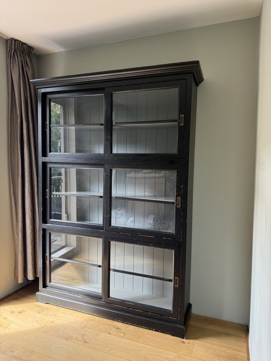 Image 1 of Wooden china cabinet