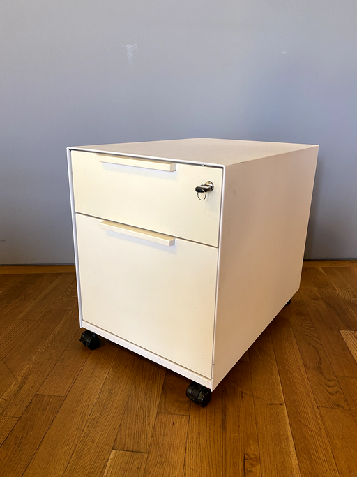 Contenitore mobile Vitra Mobile Elements con 2 cassetti