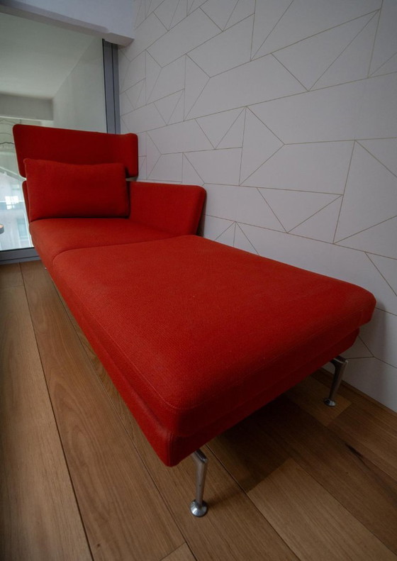 Image 1 of Vitra Suita Chaise Longue Classic Grande, Rosso/Arancione