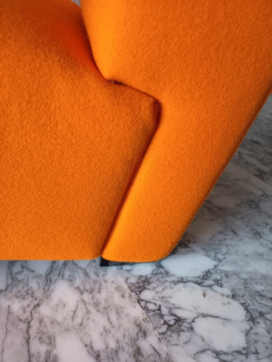 Image 1 of Fauteuil CASSINA Utrecht 637 en Laine Kvadrat Orange 13L par Gerrit Thomas Rietveld