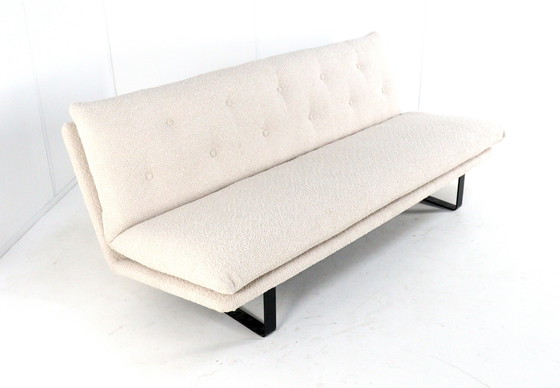 Image 1 of Kho Liang Ie per Artifort Divano a 3 posti C684 nuovo rivestimento vintage