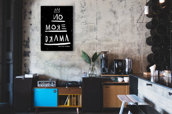 No More Drama - quote by Jean-Michel Basquiat - Poster 50 x 70 cm – Paper (photo 7 of 10)