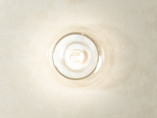 Lampada da parete Donut di Doria Leuchten – wandlampen, Glass, Metal