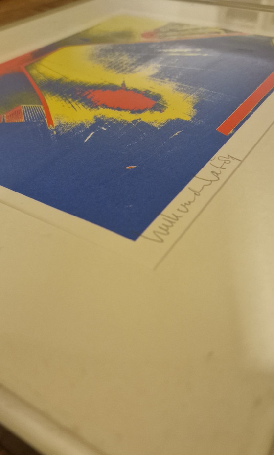 Image 1 of Henk van der Vet - 4 passepartout di New York incorniciati