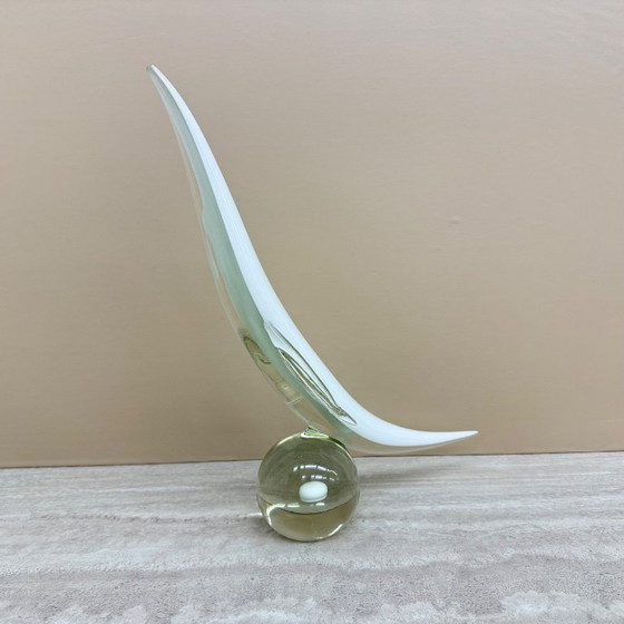 Image 1 of Escultura de cristal de Murano de Livio Seguso, Italia