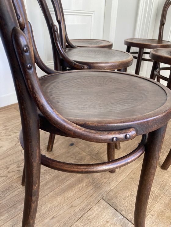 Image 1 of 6x Thonet Design No. 14 Chairs