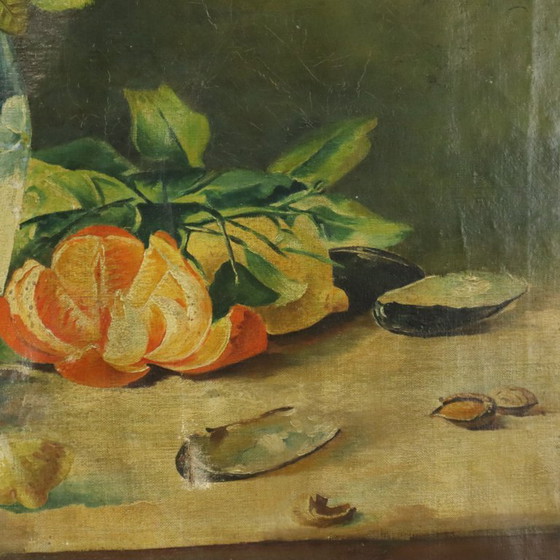 Image 1 of Antiek Schilderij Olie op Doek 1912