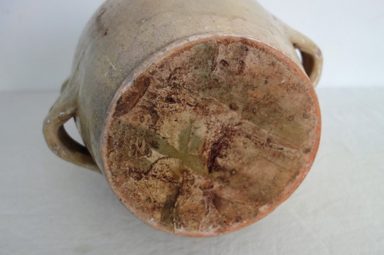 Glazed terracotta jug, Provence, 19th century – Vases, Ceramic (photo 15 of 15)