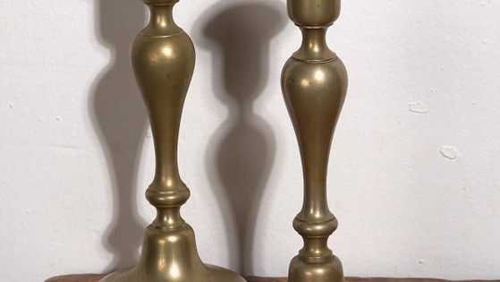 Candelieri da tavolo antichi (c.1920). Set di 2 pezzi #12 – Portacandele (photo 3 of 18)