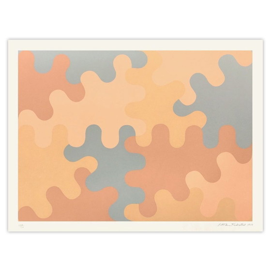 Ruth Ann Fredenthal, signierte Siebdruckkomposition, 1973 – Lithographien & Drucke, Paper (photo 4 of 5)