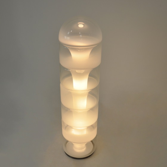 Image 1 of Lampadaire Sfumato Lt316 en verre de Murano par Carlo Nason pour Mazzega, 1970S