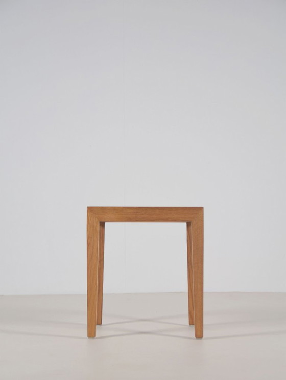 Danish side table by Severin Hansen for Haslev Møbelsnedkeri, 1960s – Wood (photo 3 of 8)
