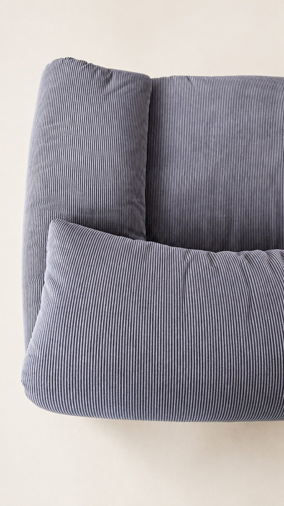 Image 1 of Maralunga 2-seater sofa, Cassina Vico Magistretti, first edition 1973, alpaca velvet. Standard sofas.