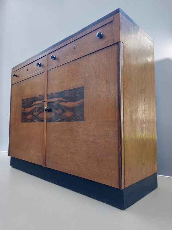 Hague School Sideboard Art Deco Cabinet – Wood (photo 9 of 9)