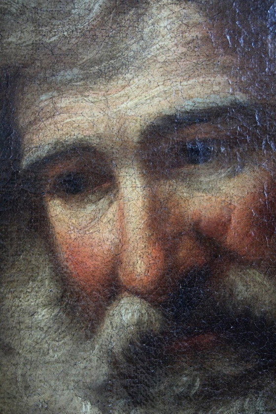 Image 1 of Portrait d'un vieil homme barbu du XVIIIe siècle