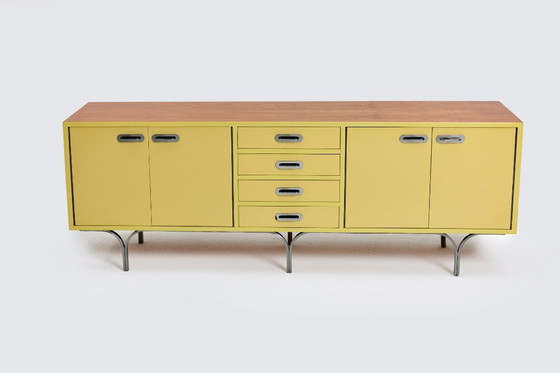 Image 1 of Industrial Vintage Mid-Century Sideboard, Steel, 1960s