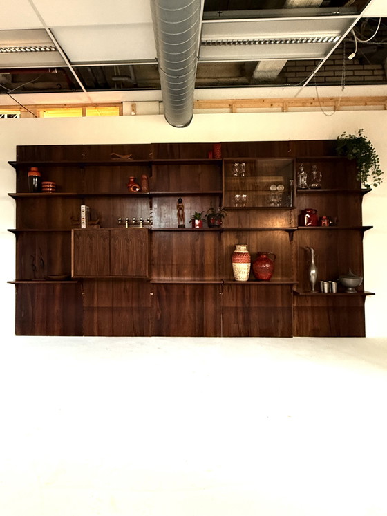 Image 1 of Système mural modulaire Vintage XL, Poul Cadovius '60