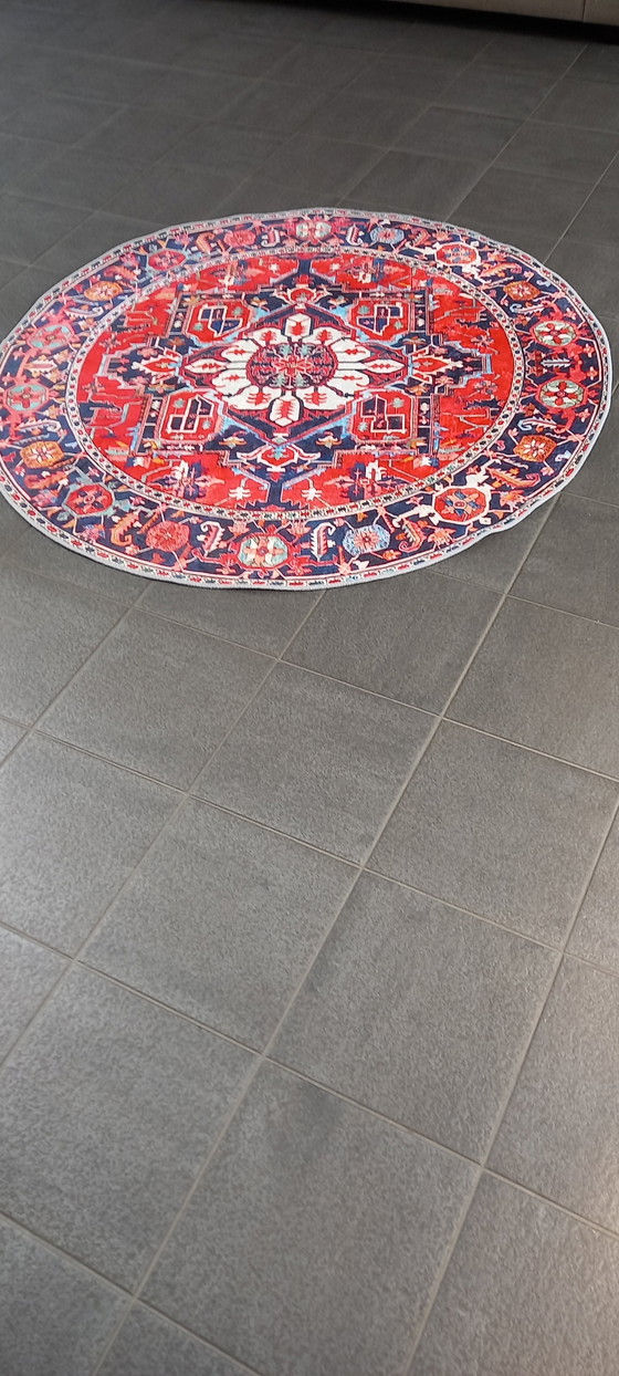 Image 1 of alfombra redonda para debajo de, por ejemplo, una mesa de centro