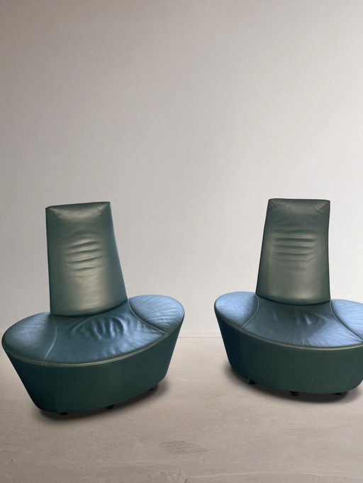 Postmoderner leder sessel von Montis