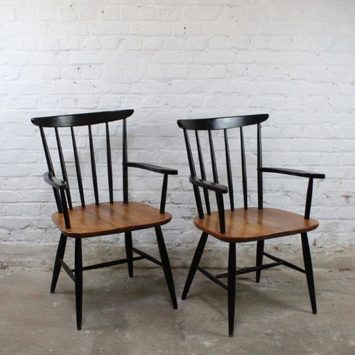 Coppia di sedie da ponte in stile scandinavo vintage