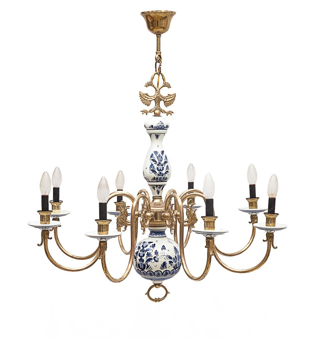 Lampadario olandese 8 luci