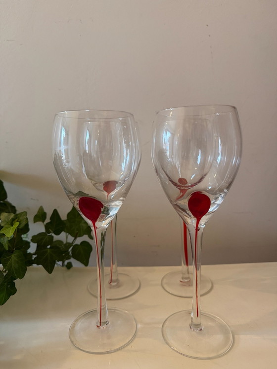 Copas de Vino Luminarc Pop Art Red Drip – Vasos y jarras, Cristal (photo 2 of 5)