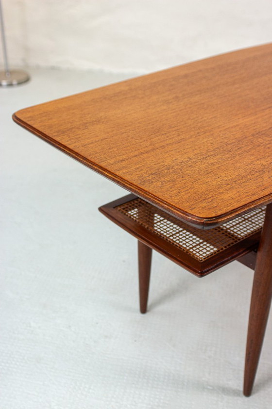 Image 1 of Vintage teak coffee table Danish Mid Century 60s