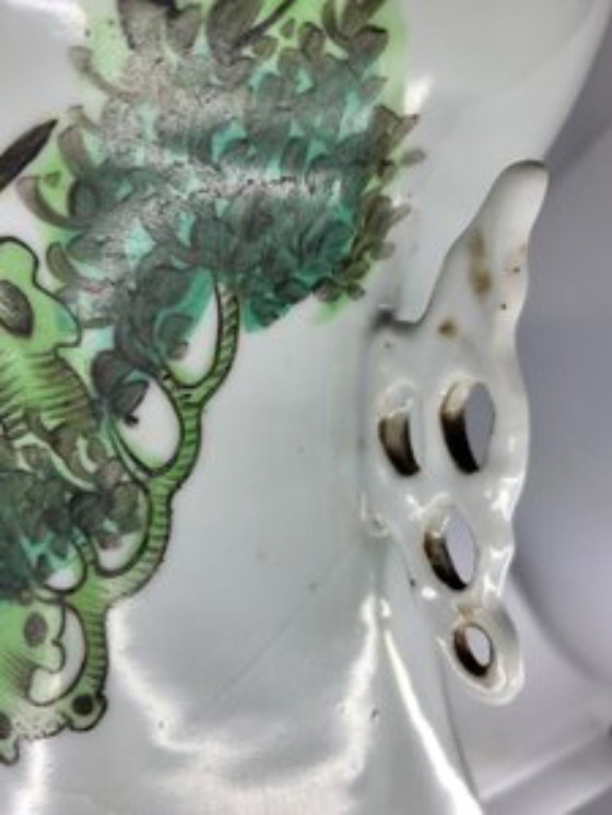 Image 1 of Celadon Vase aus China Porzellan 19th Century