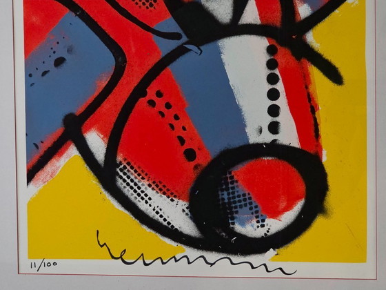 Image 1 of Herman Brood - Pilot - 11/100 - Hand signed