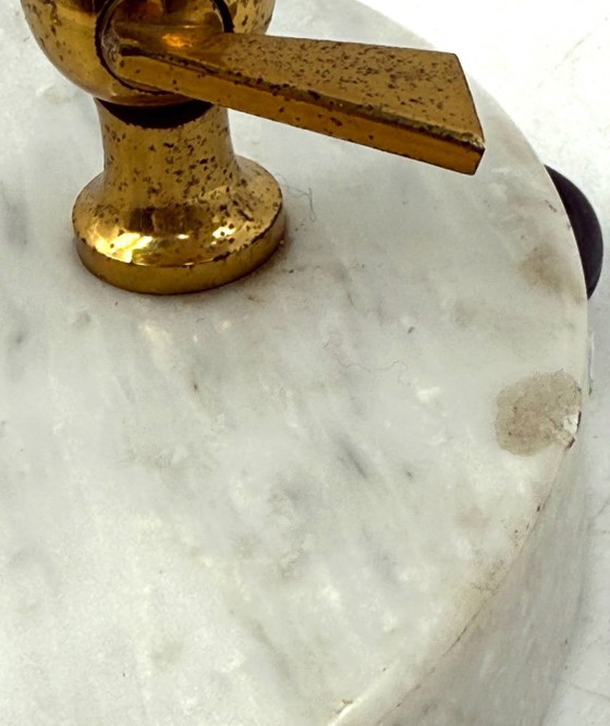 Image 1 of Mid-century green table lamp, Stilux Milano Italy, 1960s