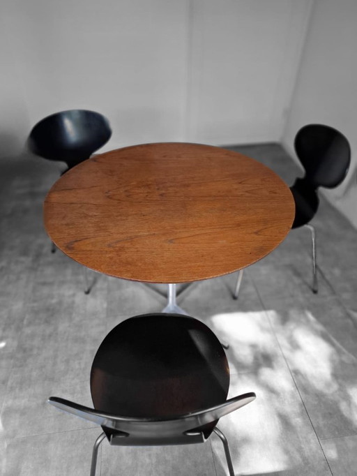 fritz hansen vlinderstoel 0566 vitage plus tafel