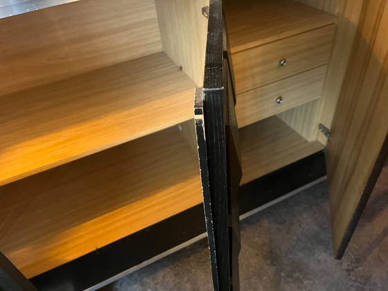 Image 1 of Credenza brutalista nera