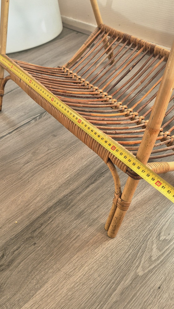 Image 1 of Set da salotto vintage in bambù Rohé Noordwolde