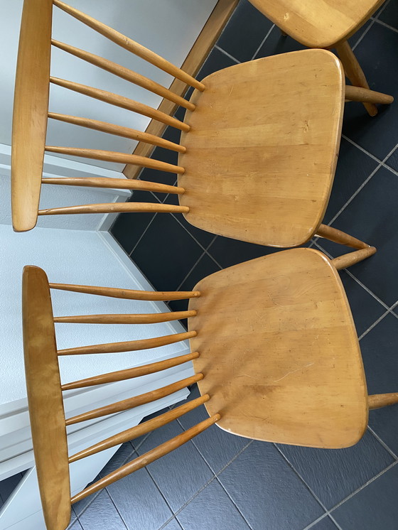 Image 1 of 4x Pastoe Akerblom stoelen 