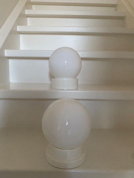 Image 1 of 2 X  Vintage Bollamp - Wandlamp - Muurlamp Corodex & Massive