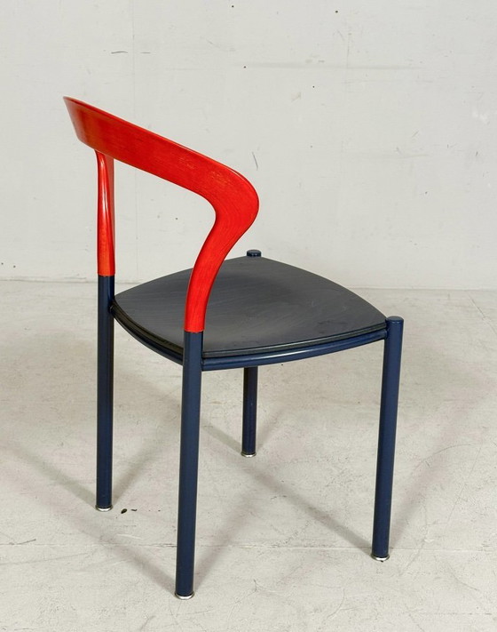 Image 1 of HARTMUT LOHMEYER. per Kusch+Co, set di 4 sedie/sedie Lotus, Germania, anni '80