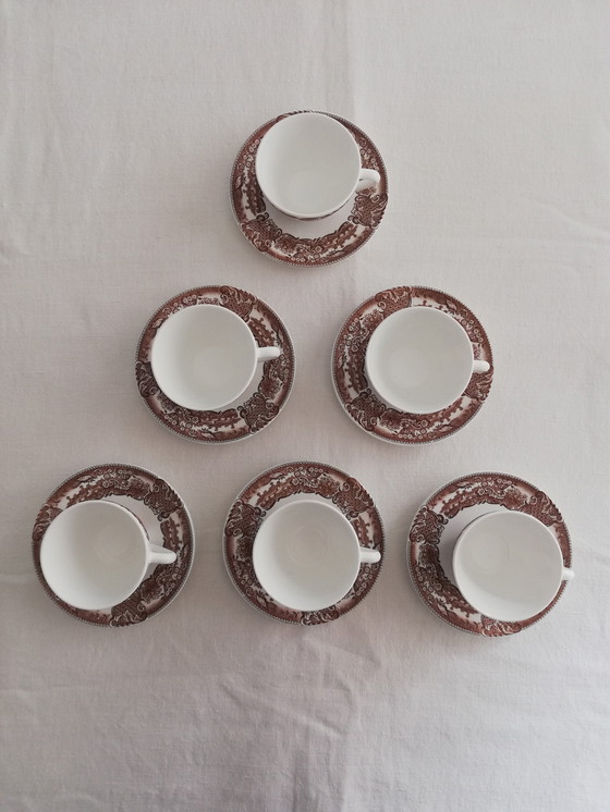 Image 1 of Tasses Et Sous-Coupes Rivanel Vintage