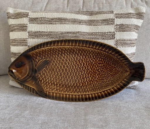 Cuenco de pescado Sarreguemines de Francia