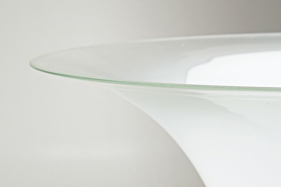 Image 1 of Stehlampe aus weißem Glas - Carlo Nason