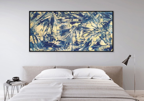 Jürgen Angeler - Blue Golden Fossils – Paintings & Drawings, Canvas (photo 15 of 16)