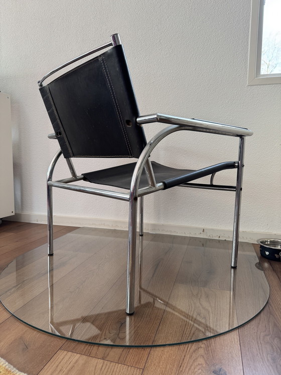 Image 1 of Gerard Vollenbroeck 2 leather chairs