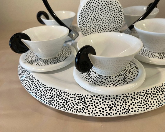 Centrotavola Massimo Materassi, Mas Italy, ceramica Memphis, set completo – Servizi da tavola, Metal (photo 10 of 18)